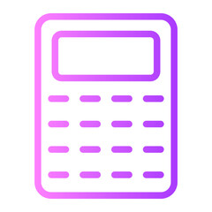 calculator gradient icon