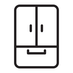 fridge line icon