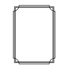 Certificate line frame border