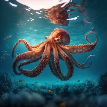 giant octopus photography