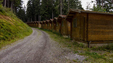 wooden cottages in the forest  | titisee neustadt