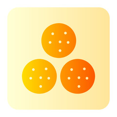 Fototapeta premium pepperoni gradient icon