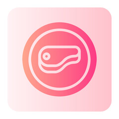 steak gradient icon