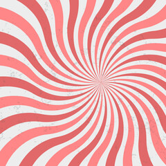 Retro Sunburst Background Pattern and Grunge Textured Vintage Color