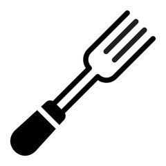 fork glyph icon