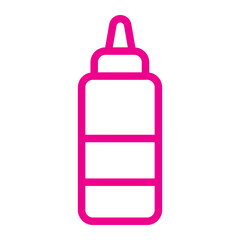 Obraz premium ketchup gradient icon