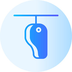 butchery gradient icon