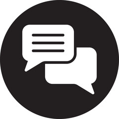 chat glyph icon