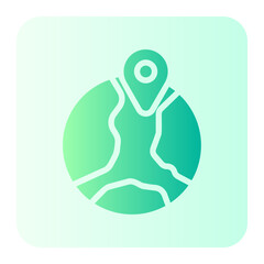 Gps gradient icon