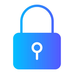 padlock gradient icon