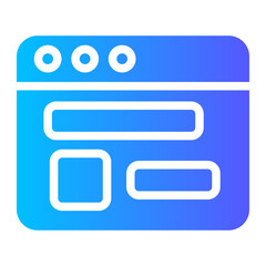 template gradient icon
