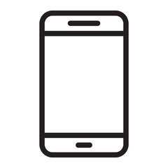 smartphone line icon