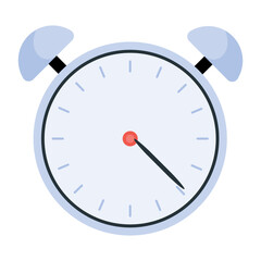 Grab this flat icon of timepiece