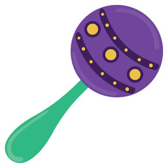 maraca mardi gras © djvstock