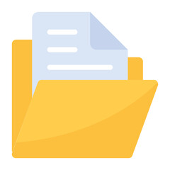 Check out flat icon of file folder 