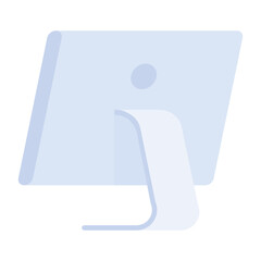 Check out flat icon of monitor 