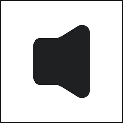 volume mute icon, volume mute vector, simple illustration