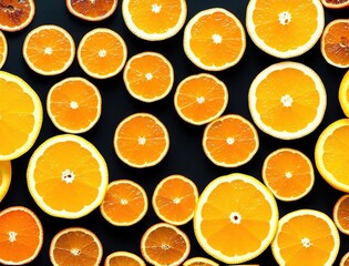 background of oranges