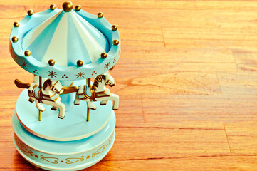 antique merry-go-round toy 