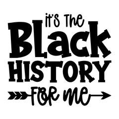 It's the Black History for Me