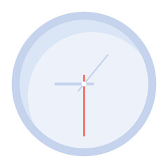 Grab this flat icon of timepiece