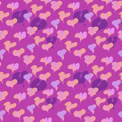 Fototapeta premium seamless pattern with hearts