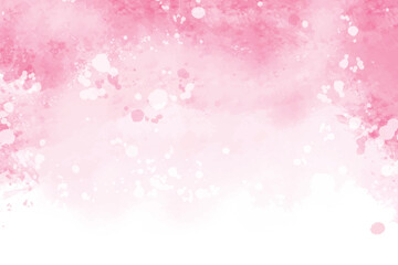 hand painted watercolor splash pink abstract background