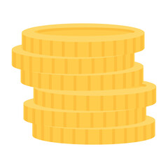 A banknote flat icon vector 