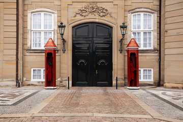 Amalienborg palace, governmental seat of the Danish royal family, Copenhagen, Denmark, Europe