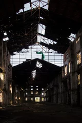 Fotobehang Details of an old abandoned factory © ScubaDiver