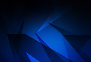 Dark BLUE vector pattern with polygonal style.