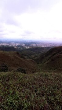 panoramic view of Serra do Rola Moca, city of Belo Horizonte, State of Minas Gerais, Brazil