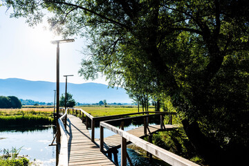 Landscape of the Licko-senjska zupanija area, Croatia.