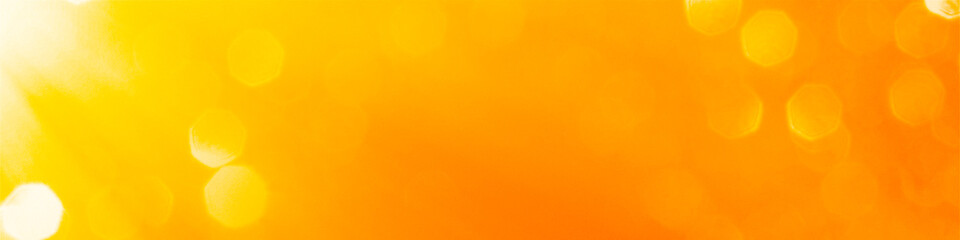 Panorama Orange bokeh Background for banners, advertisements, posters, promos, and your creative design works © Robbie Ross