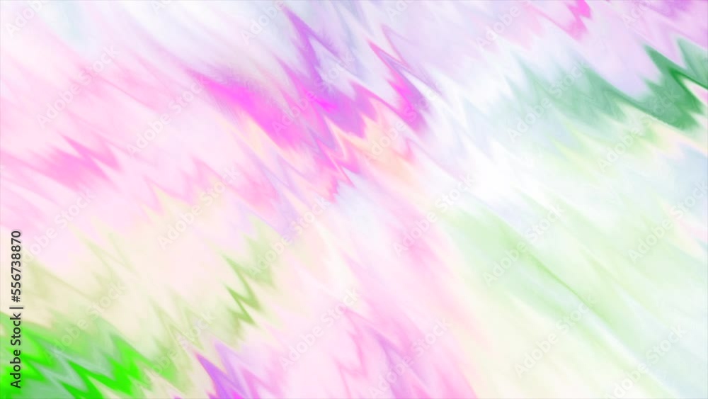 Poster flashing colorful background with moving waves. motion. mirror stripes with waves move in colorful b