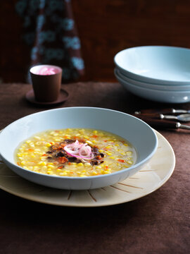 Mexican Corn and Quinoa Soup