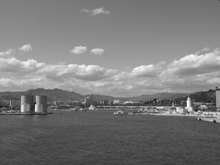 Malaga am Mittelmeer in Spanien