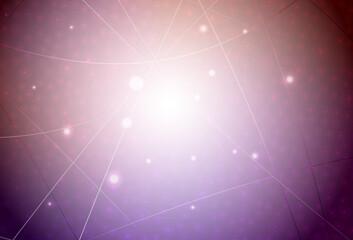 Dark Pink, Yellow vector background with straight lines.