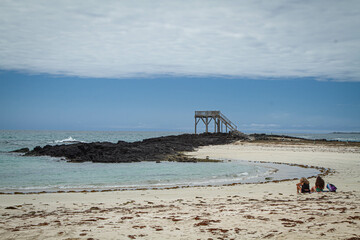 Playa de Isla Isabela en Galápagos