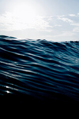 waves on the sea, extremely textured