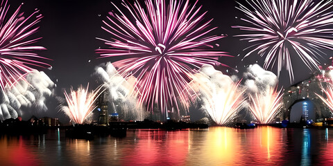 Fireworks at New Year