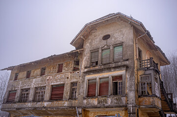 Creepy haunted and abandoned hospital