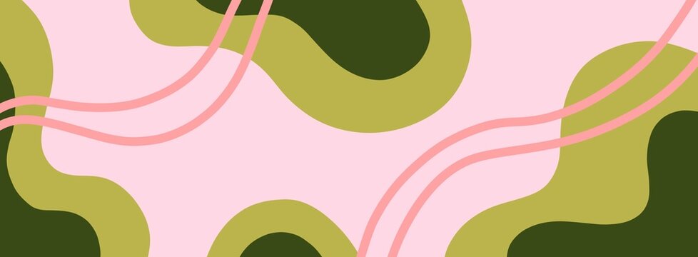 Abstract aesthetic swirl pattern design big high quality vector illustration set pink and green colour on isolated background large texture pattern wallpaper cover profile photo business shop concept
