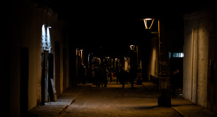 street in the night San pedro de atacama
