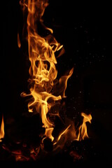 Fototapeta premium fuego nocturno