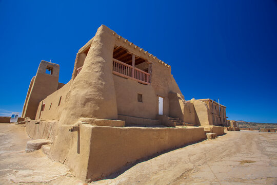 San Estevan del Rey Mission Church located in the ancient Acoma Pueblo, Acoma, New Mexico, USA