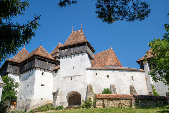 Viscri Fortified Saxon Church; Brasov County, Transylvania, Romania