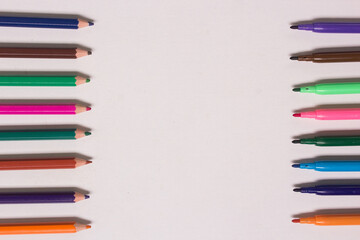 Back to School Concept. Space for text. Education background.