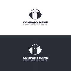 Corporate logo brand design for real estate logo design