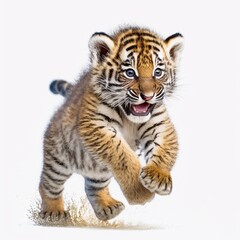 Obraz premium Tigerbaby, made by Ai, künstliche Intelligenz, Ai-Art